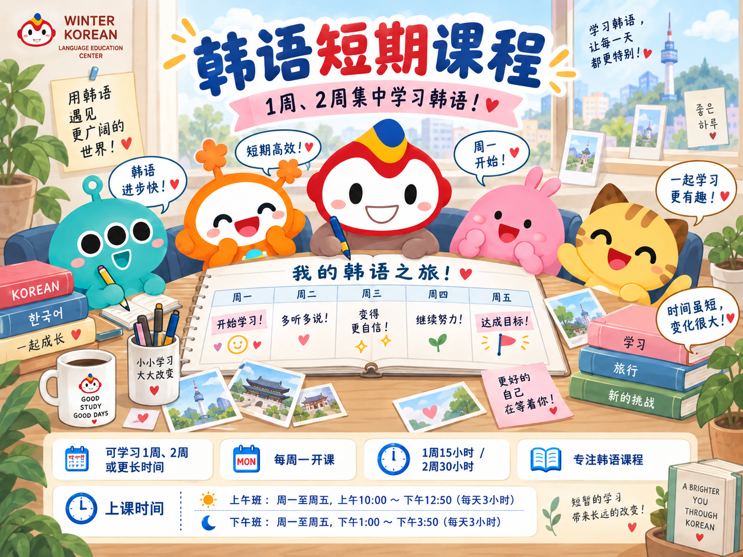 韩语短期课程