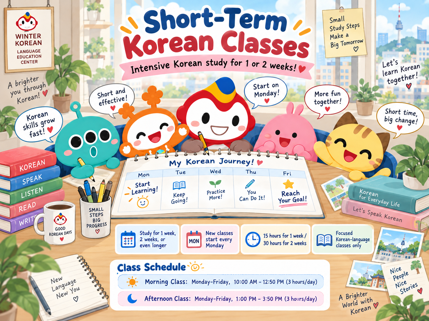 Short-term Korean Courses