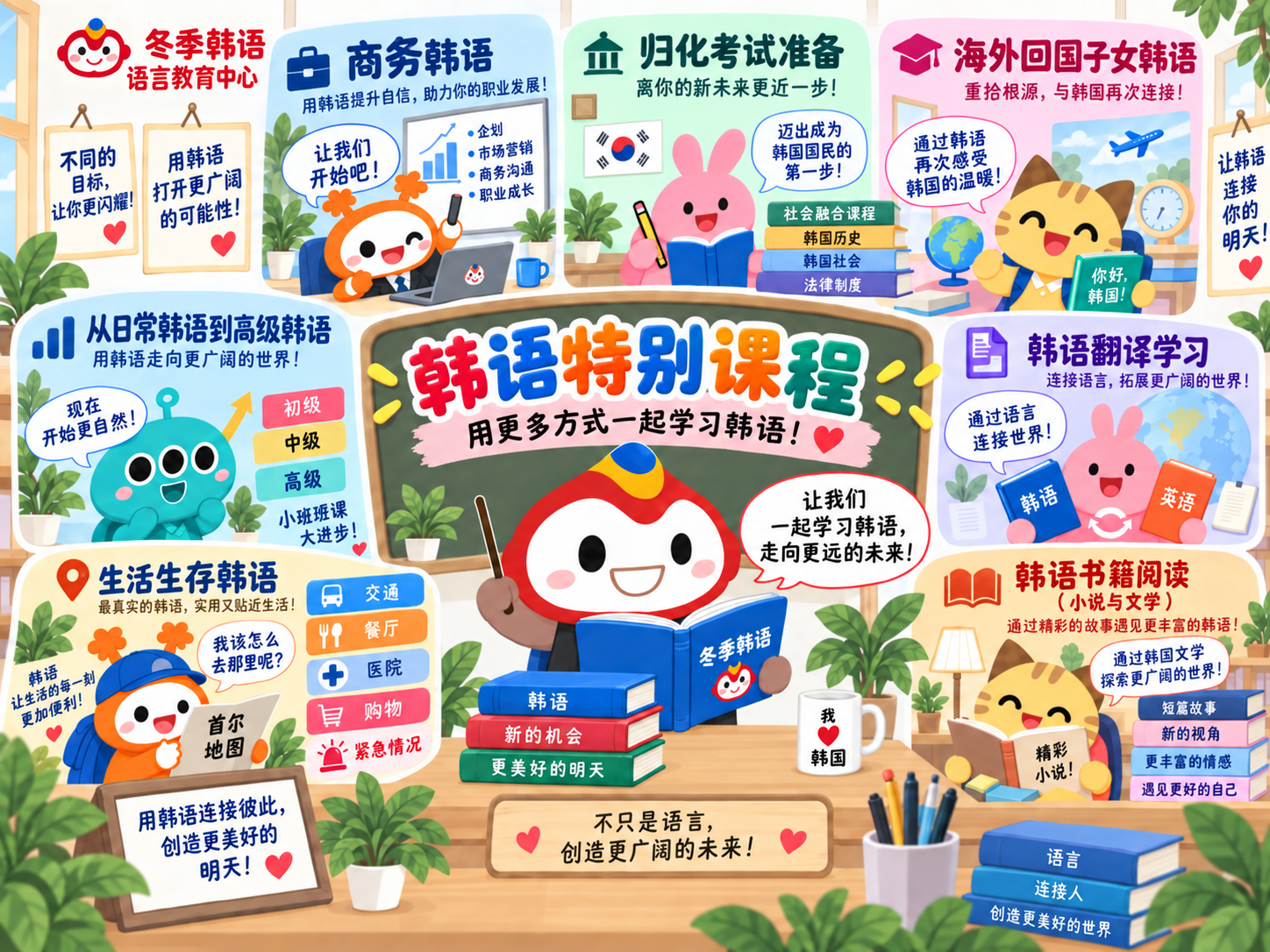 韩语特别课程介绍